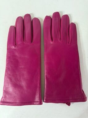 3M Thinsulate Women's Magenta Leather Gloves